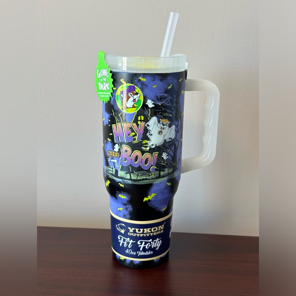 Buc-ee's Halloween "Hey Boo!" Tumbler - GITD 40 oz.